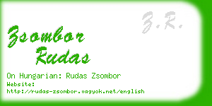 zsombor rudas business card